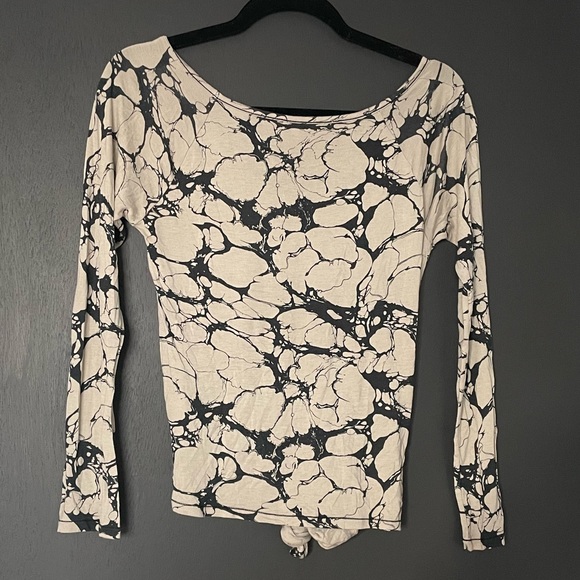 RACHEL Rachel Roy Patterned Long Sleeve Top - Size Small. - Picture 3 of 3